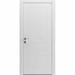 Міжкімнатні двері Grand Paint 4, полотно 2000х600 мм, білий матовий АКР