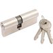 Циліндр Cortellezzi Primo 116 35/45 мм, ключ/ключ, нікель матовий 58529 фото — Магазин дверей SuperDveri