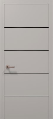 Міжкімнатні двері Папа Карло PLATO-02, полотно 2000х610 мм, колір Світло-сірий супермат PLATO-02-2000х610-light-gray фото — Магазин дверей SuperDveri