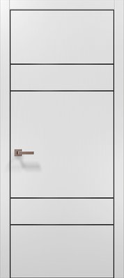 Межкомнатные двери Папа Карло PL-09, полотно 2000х610 мм, цвет Белый матовый PL-09-2000х610-white-mat фото — Магазин дверей SuperDveri