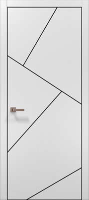 Межкомнатные двери Папа Карло PL-15, полотно 2000х610 мм, цвет Белый матовый PL-15-2000х610-white-mat фото — Магазин дверей SuperDveri