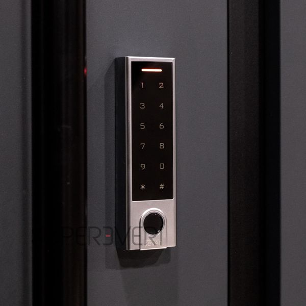 Двери входные металлические BH-1 Biometric Mottura 870 Пр, RAL 7016 BH-1 Biometric Mottura 870 Пр фото — Магазин дверей SuperDveri