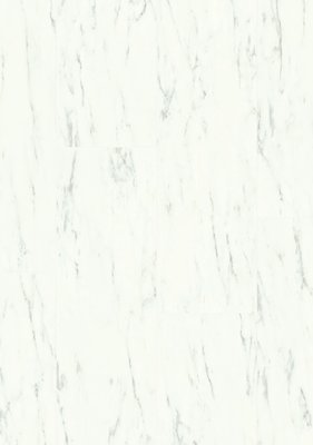 Винил QUICK STEP Ambiente Glue Plus Белый каррарский мрамор AMGP40136 фото — Магазин дверей SuperDveri