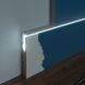 Вставка (грунт) в скрытый плинтус Wakewood c фрезеровкой под LED ленту WW LED грунт фото 1 — Магазин дверей SuperDveri