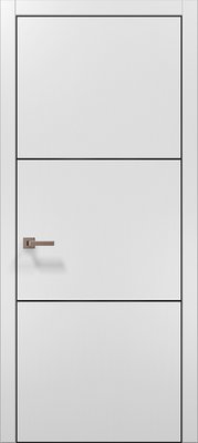 Міжкімнатні двері Папа Карло PL-23, полотно 2000х610 мм, колір Білий матовий PL-23-2000х610-white-mat фото — Магазин дверей SuperDveri