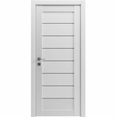 Міжкімнатні двері Grand Lux 2, полотно 2000х600 мм, білий матовий Lux2-2000х600 belyjmat фото — Магазин дверей SuperDveri