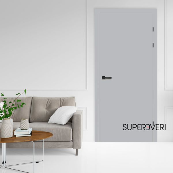 Межкомнатная дверь Brama 2.1, полотно 2000х600 мм, цвет серый 2.1-2000х600-gray фото — Магазин дверей SuperDveri