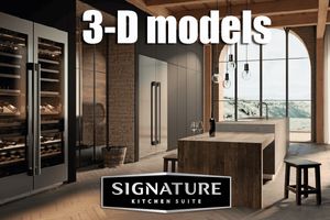 3D модели техники Signature Kitchen Suite фото — Магазин дверей SuperDveri