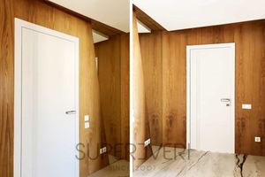 Міжкімнатні двері та стінові панелі в інтер'єрі (приватна квартира) фото — Магазин дверей SuperDveri