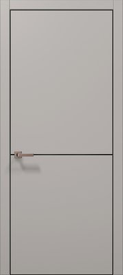 Межкомнатные двери Папа Карло PL-21, полотно 2000х610 мм, цвет Светло-серый супермат PL-21-2000х610-light-grey фото — Магазин дверей SuperDveri