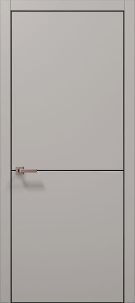 Міжкімнатні двері Папа Карло PL-21, полотно 2000х610 мм, колір Світло-сірий супермат PL-21-2000х610-light-grey фото — Магазин дверей SuperDveri