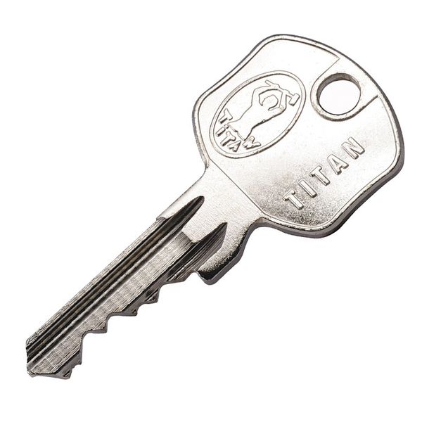 Цилиндр TITAN K1 50-50 MN D 3FE A, ключ/ключ, никель 000024228 фото — Магазин дверей SuperDveri
