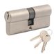 Циліндр Cortellezzi Primo 116 35/35 мм, ключ/ключ, нікель матовий 57377 фото — Магазин дверей SuperDveri