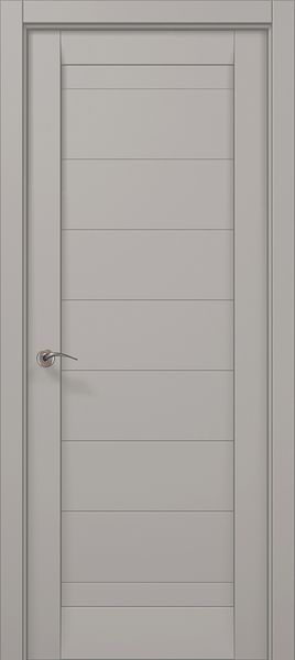 Міжкімнатні двері Папа Карло Millenium ML-04c, полотно 2000х610 мм, колір Світло-сірий супермат ML-04c-2000х610-light-gray фото — Магазин дверей SuperDveri