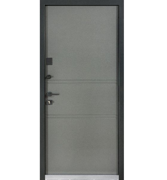 Двері Булат Cottage 703 модель 703/237 metallic grey/вулична титан, 950 Пр 703 модель 703/237 metallic grey/титан, 950 Пр фото — Магазин дверей SuperDveri