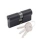 Цилиндр Cortellezzi Primo 116 35/35 мм, ключ/ключ, черный 57206 фото — Магазин дверей SuperDveri