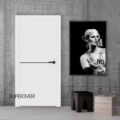 Міжкімнатні двері Brama 6.02, полотно 2000х600 мм, колір білий 6.02-2000х600-white фото — Магазин дверей SuperDveri