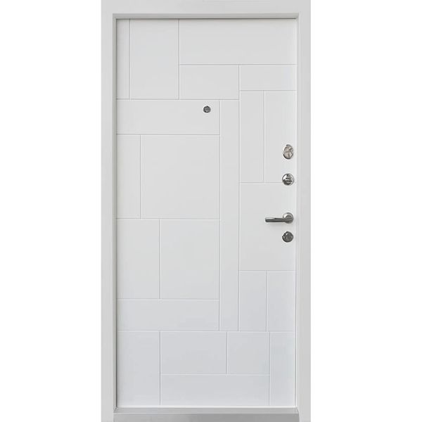 Двері Qdoors Ультра Прайм-М 850 Пр елегантний сірий/білий супермат Qdoors  Ультра Прайм-М 850 Пр фото — Магазин дверей SuperDveri