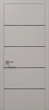 Межкомнатные двери Папа Карло PLATO-02, полотно 2000х610 мм, цвет Светло-серый супермат PLATO-02-2000х610-light-gray фото — Магазин дверей SuperDveri