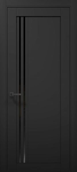 Межкомнатные двери Папа Карло TETRA T-09 BLK, цвет Черный матовый, полотно 2000х610 мм T-09BLK-2000х610-black фото &mdash; Магазин дверей SuperDveri