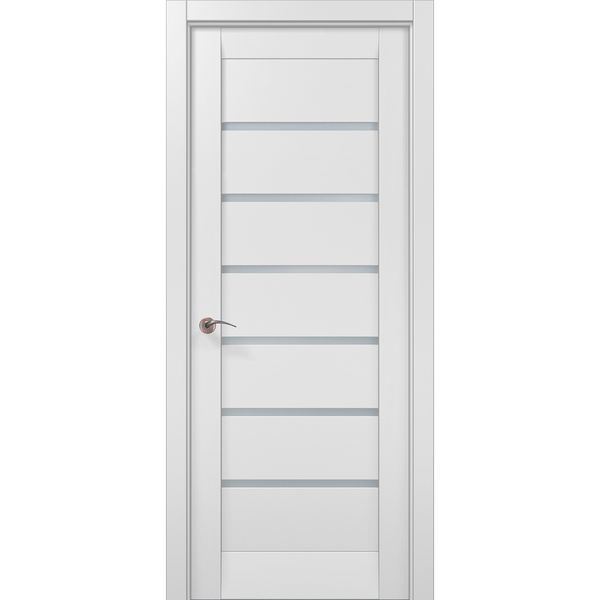 Межкомнатные двери Папа Карло Millenium ML-14c, полотно 2000х610 мм, цвет Белый матовый ML-14c-2000х610-white-mat фото — Магазин дверей SuperDveri