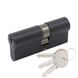 Цилиндр Cortellezzi Primo 116 35/45 мм, ключ/ключ, черный 58482 фото — Магазин дверей SuperDveri
