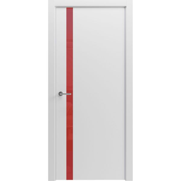 Межкомнатная дверь Grand Paint 6, полотно 2000х600 мм, белый матовый АКР Paint6-2000х600 white mat фото — Магазин дверей SuperDveri