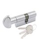 Циліндр Cortellezzi 117F 30/30 мм, ключ/тумблер, хром 52859 фото — Магазин дверей SuperDveri