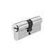 Цилиндр LINDE A6P30/30 мм, ключ/ключ, полированный хром A6P30/30 CP фото — Магазин дверей SuperDveri