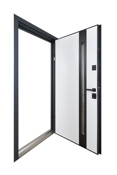 Вхідні двері Abwehr 506 Nordi Glass Defender (KTM) 860 Пр RAL 7021Т 506 Nordi Glass 860 Пр фото — Магазин дверей SuperDveri