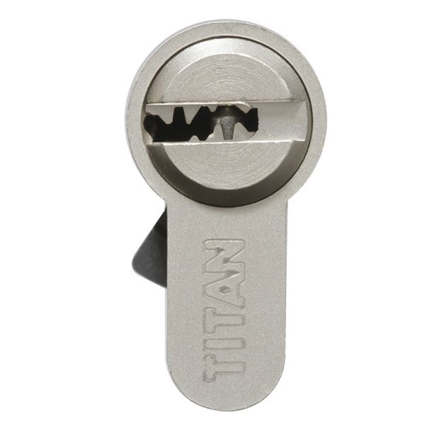 Цилиндр TITAN K55 40-50 MN D 6MS K5, ключ/ключ, никель 000000497 фото — Магазин дверей SuperDveri