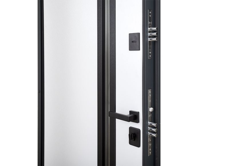 Входные двери Abwehr 506 Nordi Glass Defender (KTM) 860 Пр RAL 7021Т 506 Nordi Glass 860 Пр фото — Магазин дверей SuperDveri