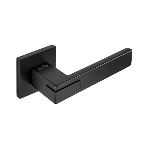 Ручка дверная МВМ QOOB SLIM Z-1320/E20 BLACK черный Z-1320/E20 BLACK  фото &mdash; Магазин дверей SuperDveri
