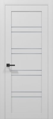 Міжкімнатні двері Папа Карло TETRA T-01 cатин, колір Альпійський білий, полотно 2000х610 мм T-01c-2000х610-white фото — Магазин дверей SuperDveri