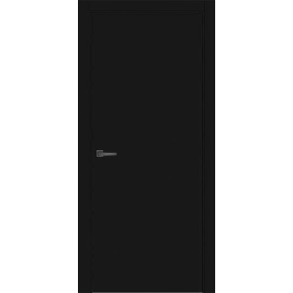 Міжкімнатні двері Brama 6.01, полотно 2000х600 мм, колір чорний матовий 6.01-2000х600-black фото — Магазин дверей SuperDveri