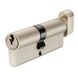Цилиндр LINDE P6E30/30 мм, ключ/тумблер, матовый никель P6E30/30T SN фото 1 — Магазин дверей SuperDveri