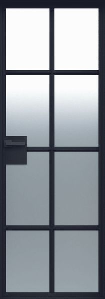 Стеклянная дверь Loft Line mod.Quadro 8, 770x2050 мм Quadro 8 Loft 770 фото — Магазин дверей SuperDveri