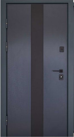 Входная дверь Abwehr LP-3 Olimpia Bionica 860 Пр Lampre Антрацит/Антрацит Vinorit (УЦЕНКА) LP-3 Olimpia 860 Пр фото &mdash; Магазин дверей SuperDveri