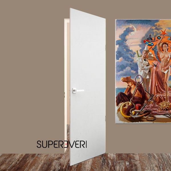 Двери скрытого монтажа Filo Muro 50, 2000х598 мм, грунтованные muro-50-2000-598-grunt фото — Магазин дверей SuperDveri