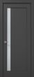 Міжкімнатні двері Папа Карло ML-64, полотно 2000х610 мм, колір Темно-сірий супермат