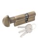 Циліндр Cortellezzi 117F 30x40 ключ/тумблер, антична бронза 52658 фото — Магазин дверей SuperDveri