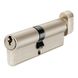 Цилиндр LINDE P6E35/35 мм, ключ/тумблер, матовый никель P6E35/35T SN фото 1 — Магазин дверей SuperDveri