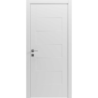 Межкомнатная дверь Grand Paint 8, полотно 2000х600 мм, белый матовый АКР Paint8-2000х600 white mat фото — Магазин дверей SuperDveri