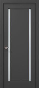 Міжкімнатні двері Папа Карло ML-62, полотно 2000х610 мм, колір Темно-сірий супермат ML-62-2000х610-dark-gray фото — Магазин дверей SuperDveri