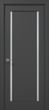 Міжкімнатні двері Папа Карло ML-62, полотно 2000х610 мм, колір Темно-сірий супермат