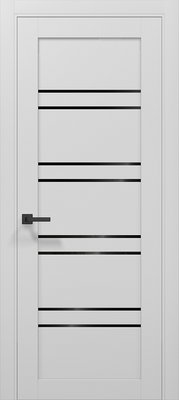 Міжкімнатні двері Папа Карло TETRA T-01 BLK, колір Альпійський білий, полотно 2000х610 мм T-01blk-2000х610-white фото — Магазин дверей SuperDveri
