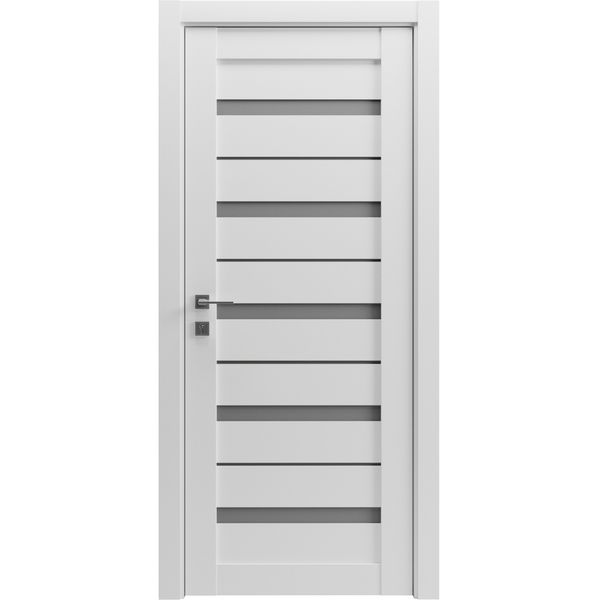 Міжкімнатні двері Grand Lux 4, полотно 2000х700 мм, білий матовий Lux4-2000х700 belyjmat фото — Магазин дверей SuperDveri