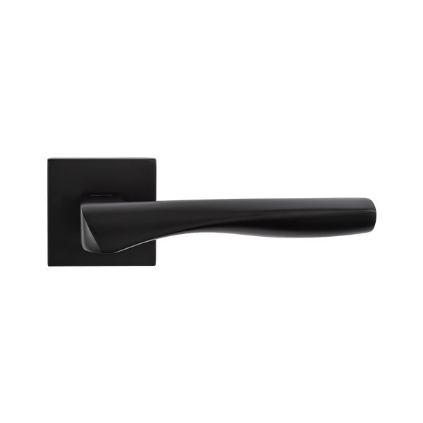 Ручка дверна МВМ WAVE A-2018 BLACK чорний A-2018 BLACK  фото — Магазин дверей SuperDveri