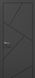 Межкомнатные двери Папа Карло PL-15, полотно 2000х610 мм, цвет Темно-серый супермат PL-15-2000х610-dark-grey фото — Магазин дверей SuperDveri