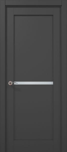 Межкомнатные двери Папа Карло ML-60, полотно 2000х610 мм, цвет Темно-серый супермат ML-60-2000х610-dark-gray фото — Магазин дверей SuperDveri